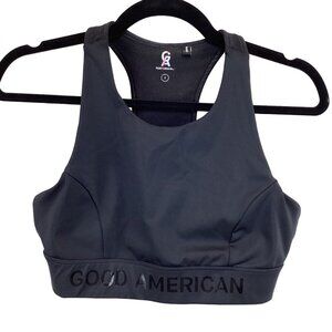 Good American‎ Black Performance Sports Bra Size 2 The Core Power